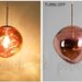 Pendul Glass Rose 220, 1 surse de iluminare